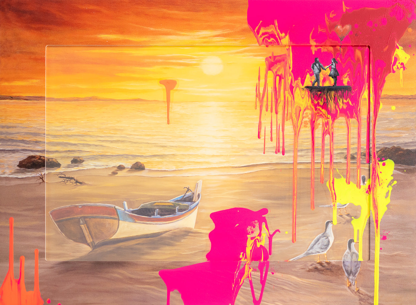 Schiffbruch - 60x80cm - Josef Maier Art
