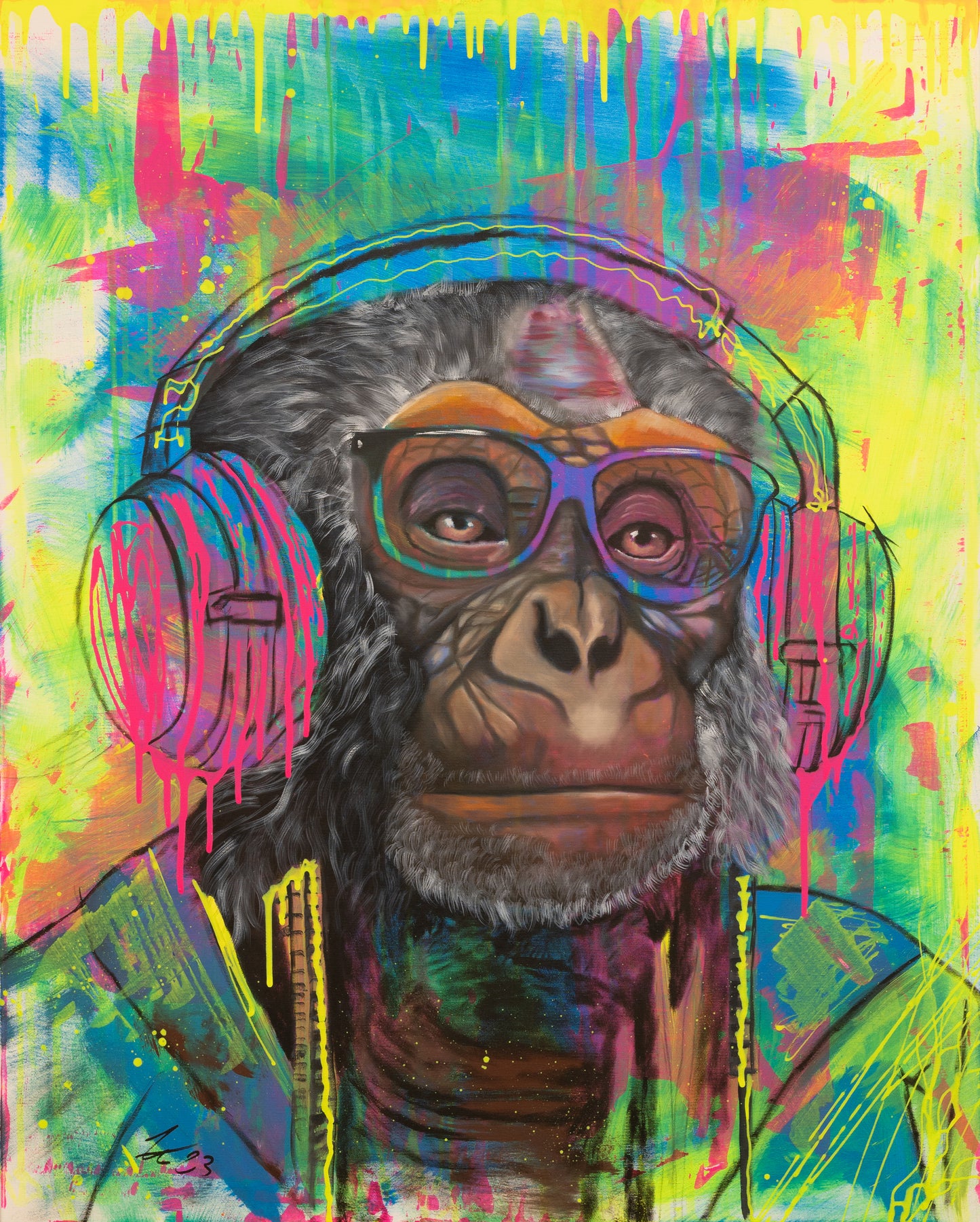 Der Raver π§ - 100x80cm - Josef Maier Art