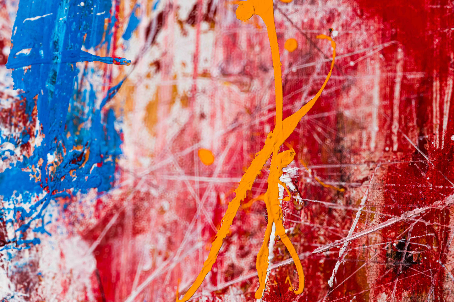 Red Rage Symphony - 90x180cm - Josef Maier Art