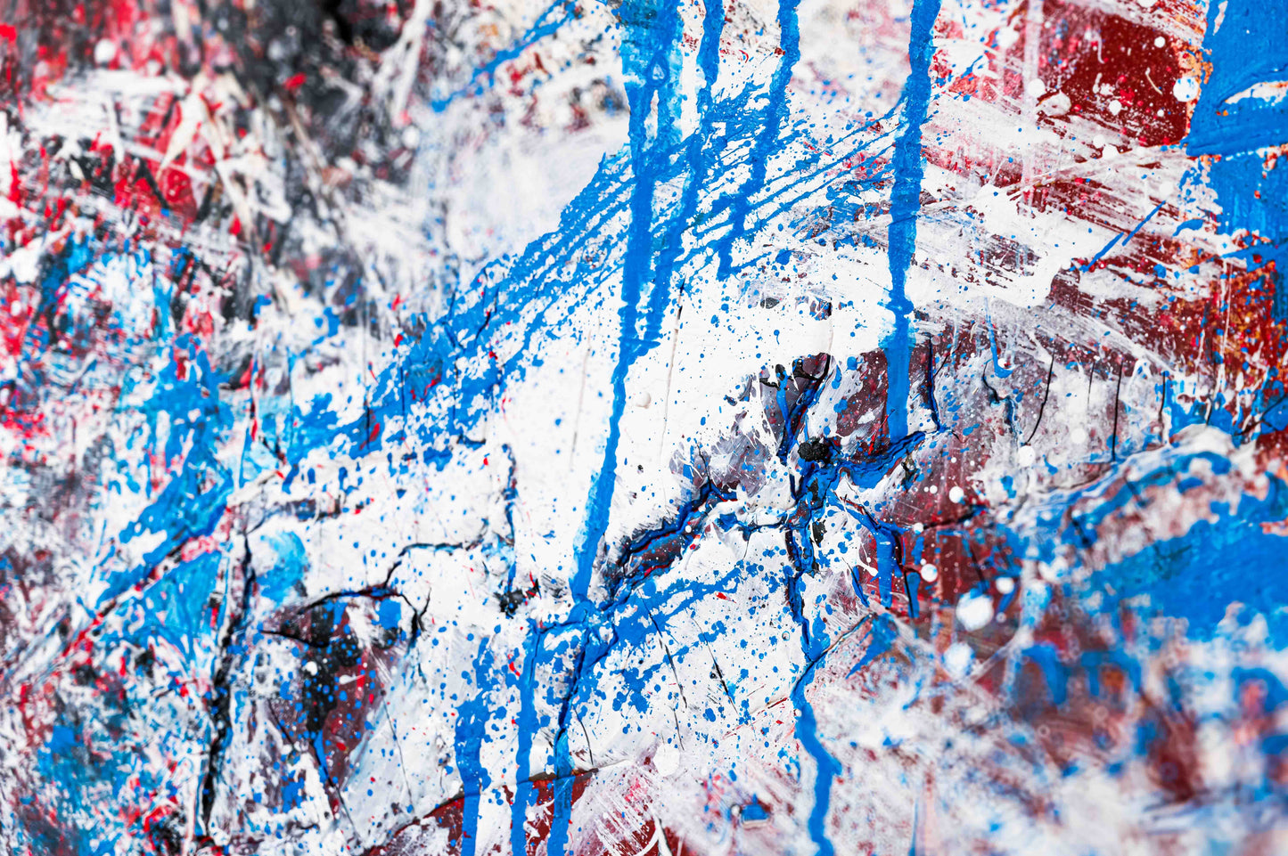 Red Rage Symphony - 90x180cm - Josef Maier Art