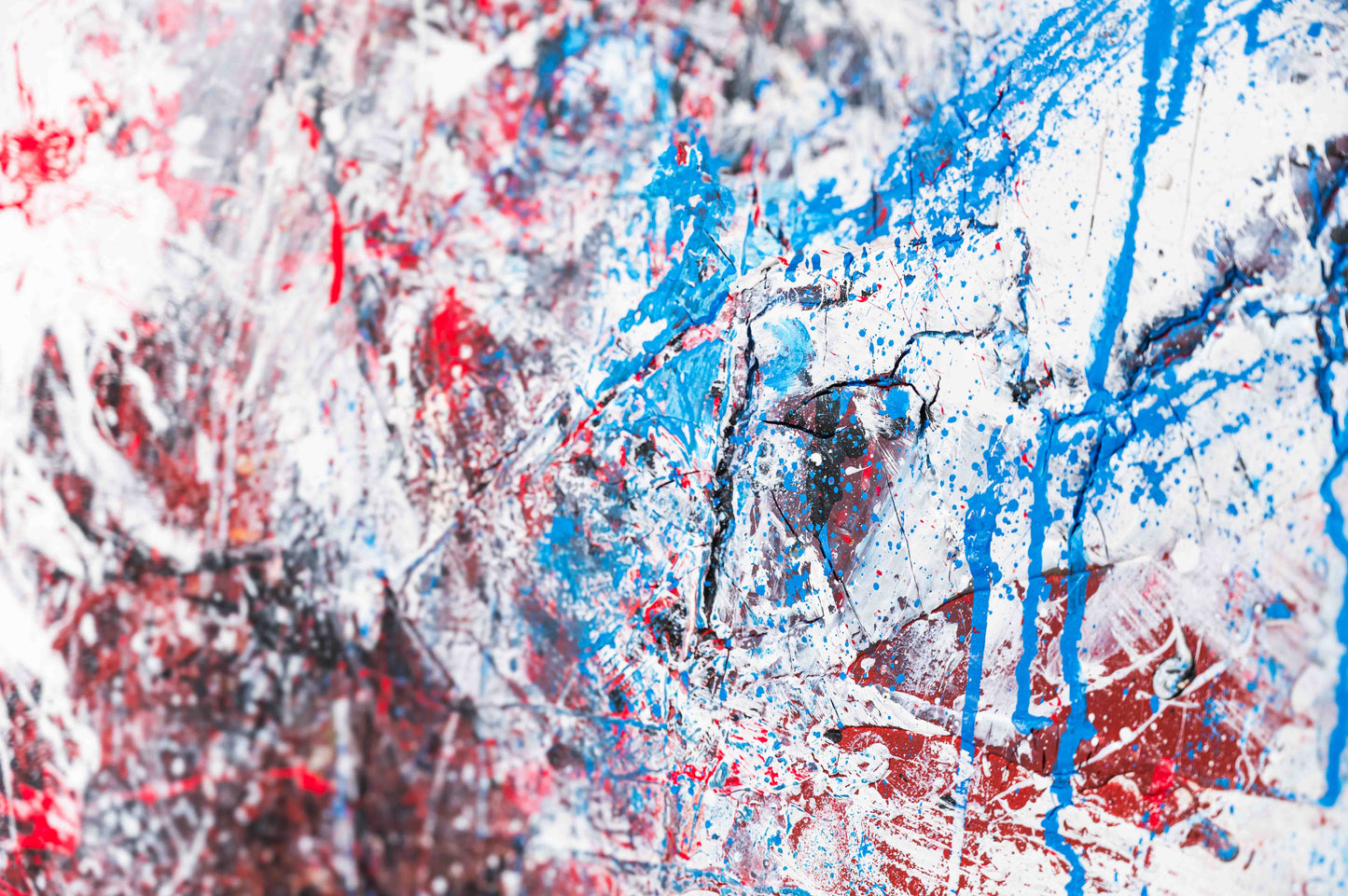 Red Rage Symphony - 90x180cm - Josef Maier Art