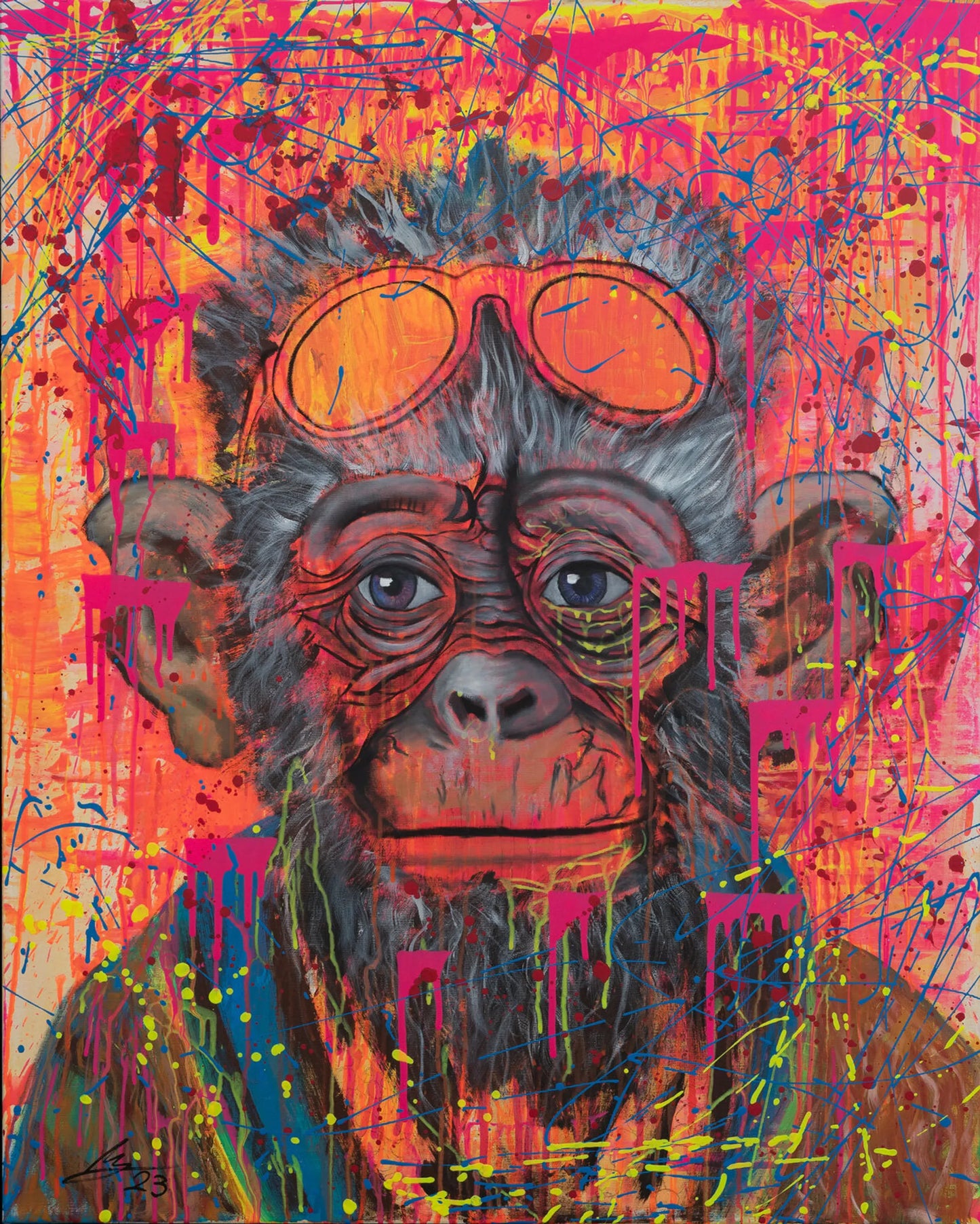 Der Zündler 🔥 - 100x80cm - Josef Maier Art