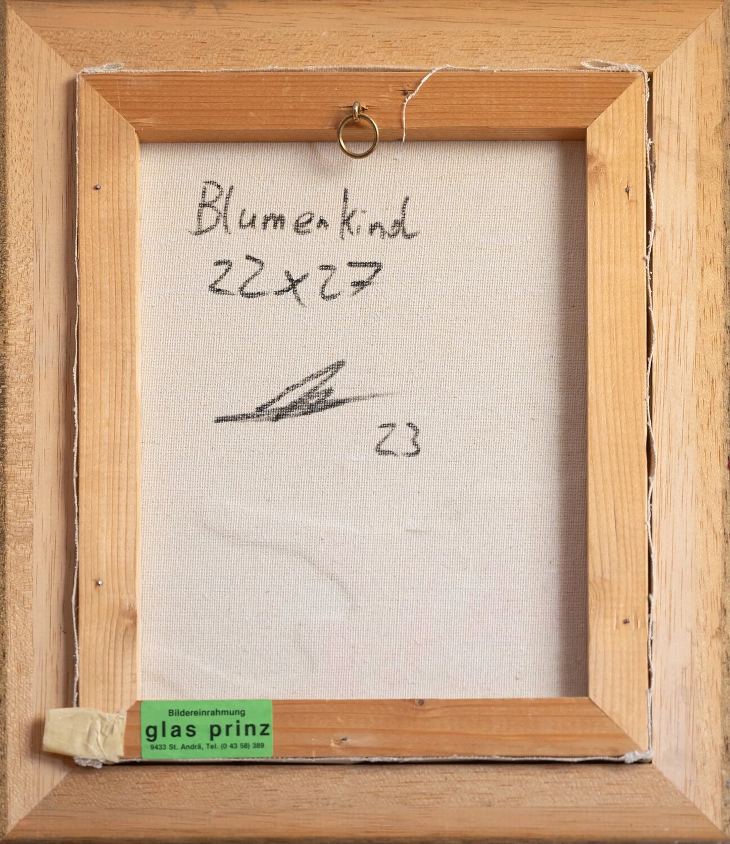 Blumenkind - 27x22cm - Josef Maier Art