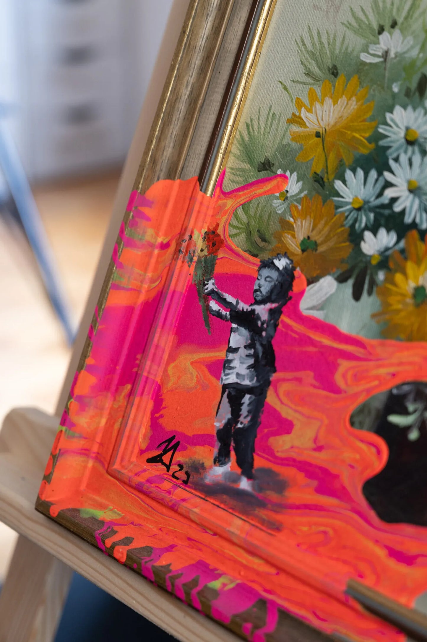 Blumenkind - 27x22cm - Josef Maier Art