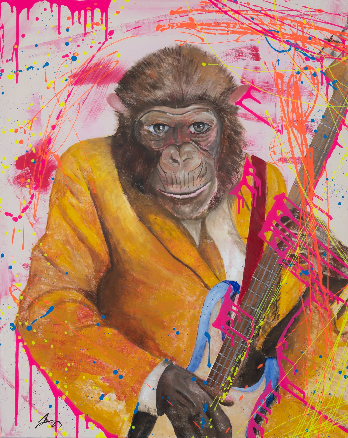 Der Gelassene 🍹 - 100x80cm - Josef Maier Art