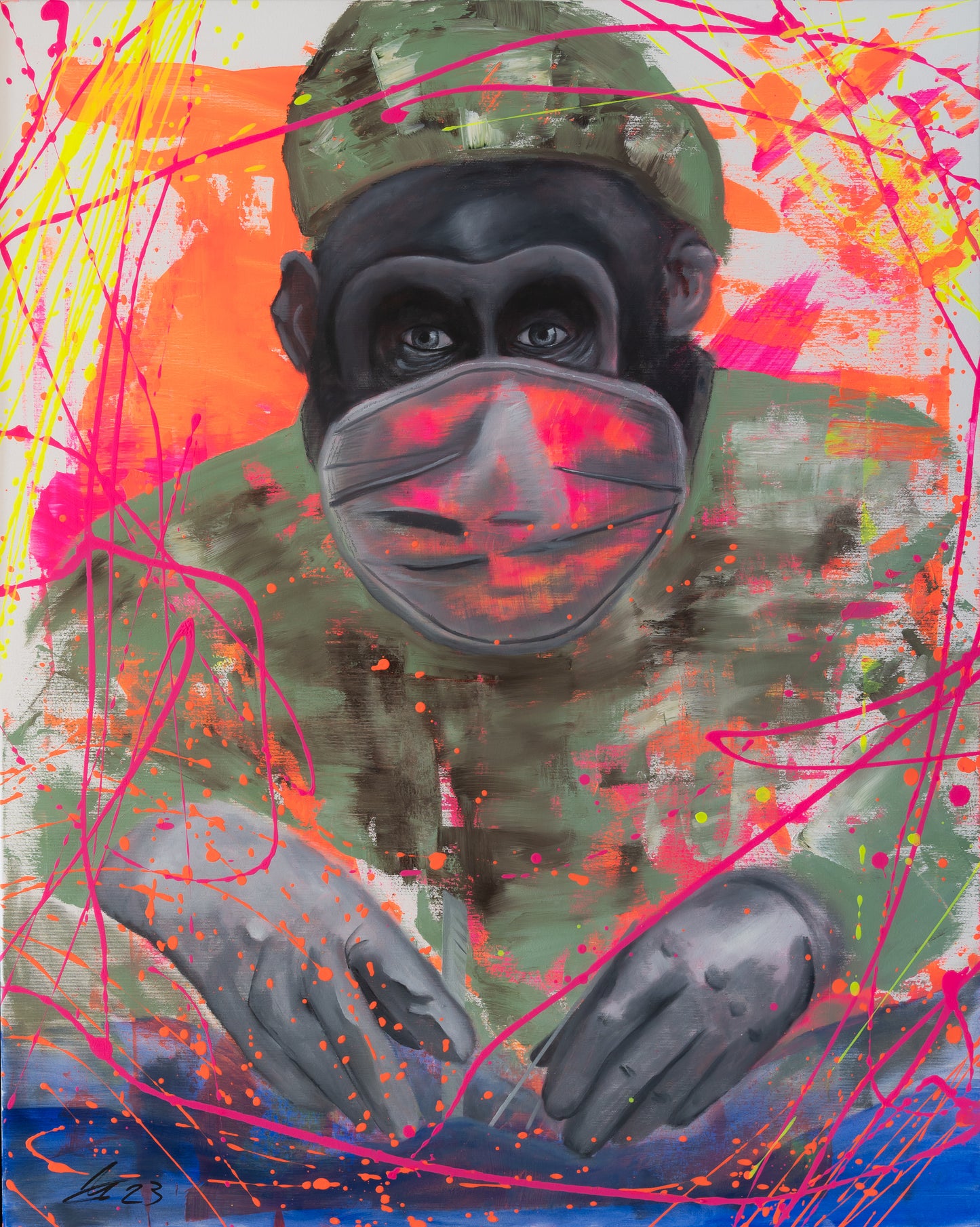 Der Operateur 🏥 - 100x80cm - Josef Maier Art