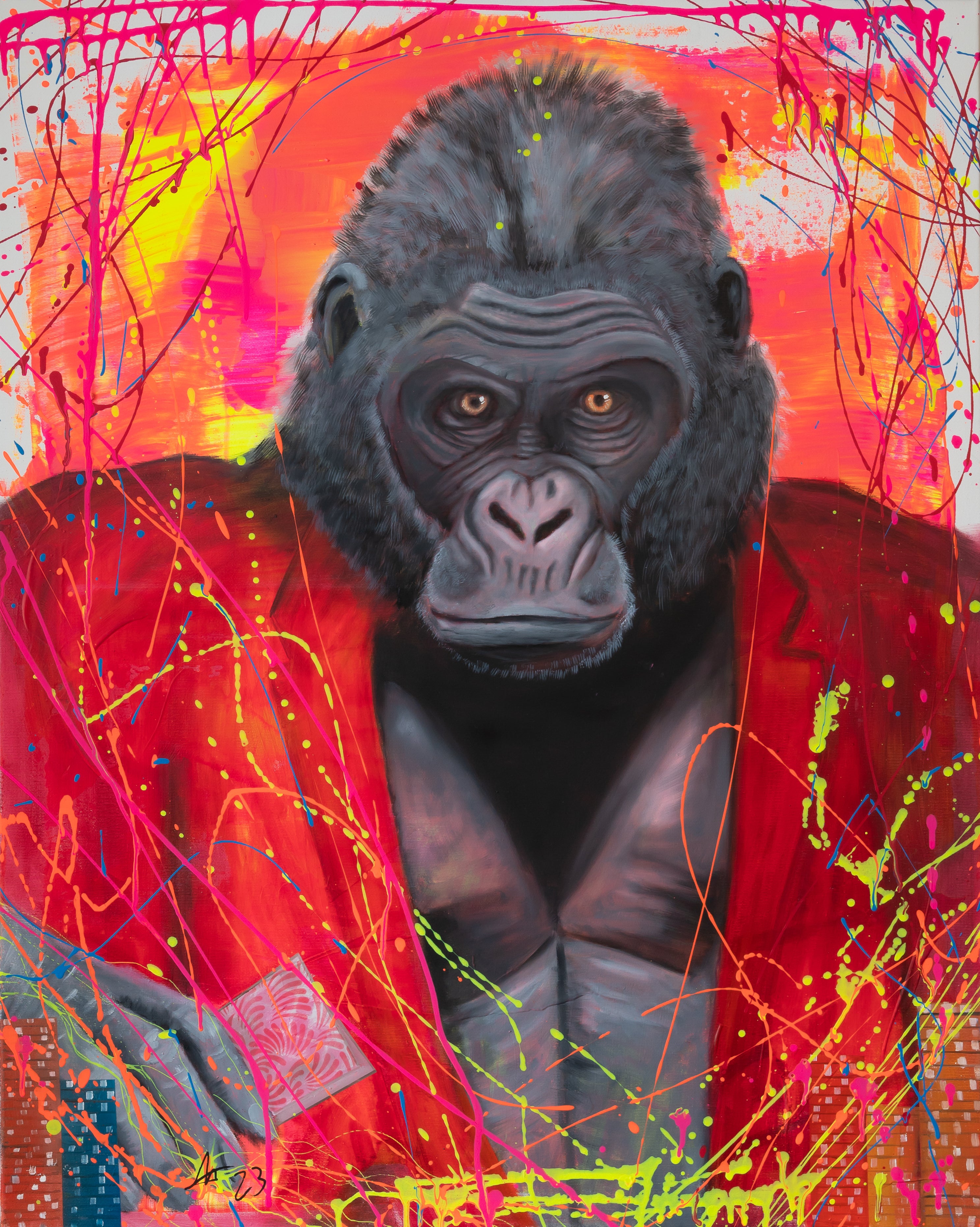 Der Player ♠️ - 100x80cm - Josef Maier Art
