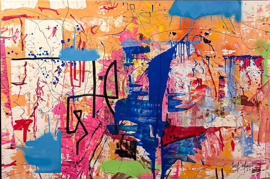 The moment you realize - 100x150cm - Josef Maier Art