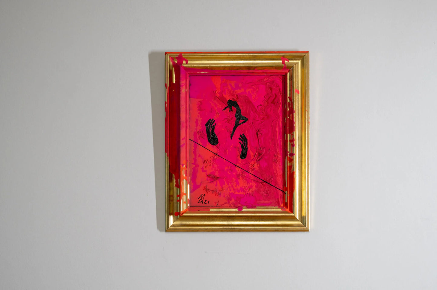 Zwischen den Zügen - 50x40cm - Josef Maier Art
