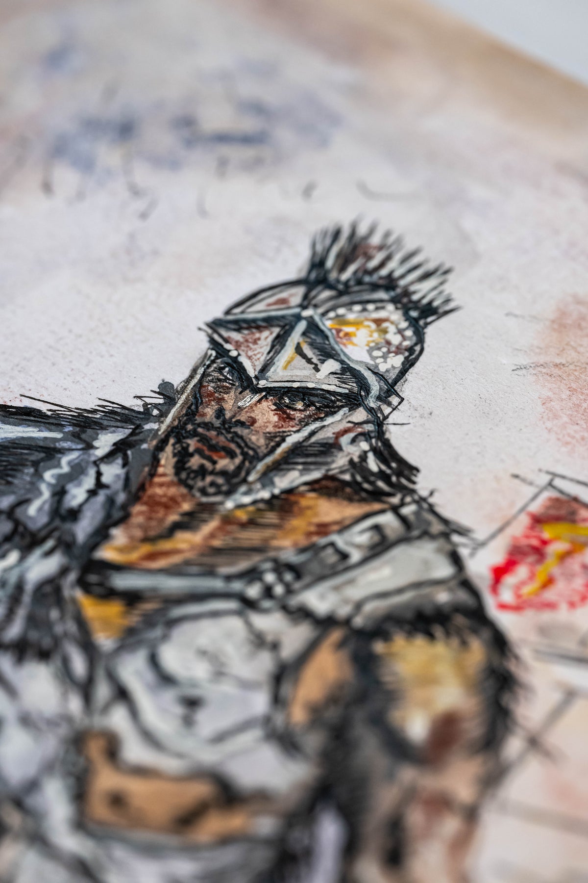 Friction Force (Ares)|DIN A4|Skizze - Josef Maier Art