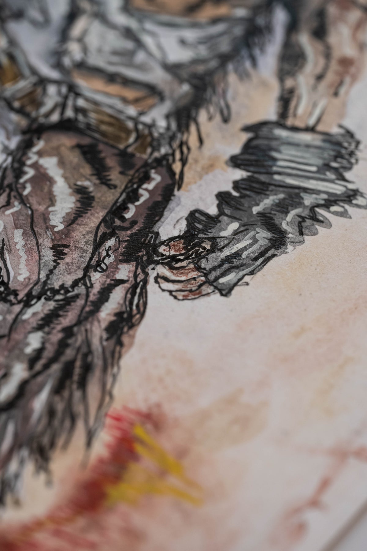 Friction Force (Ares)|DIN A4|Skizze - Josef Maier Art