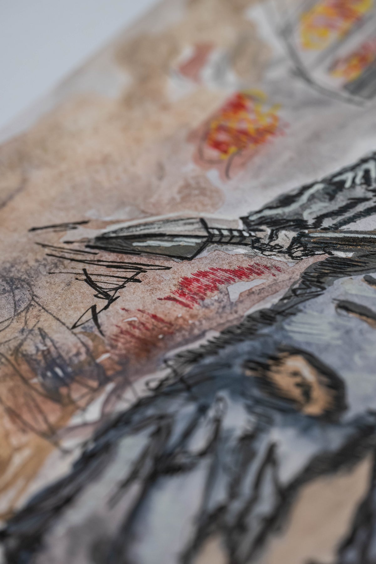 Friction Force (Ares)|DIN A4|Skizze - Josef Maier Art