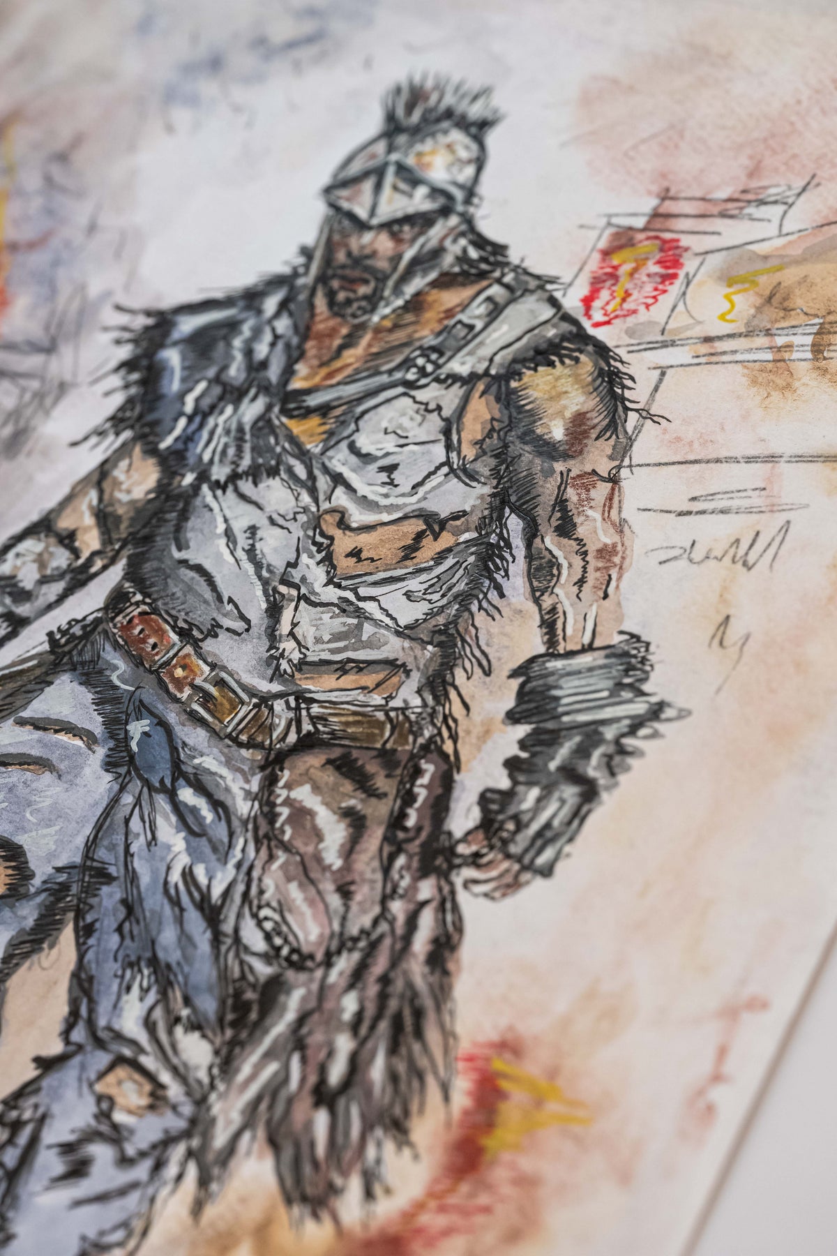 Friction Force (Ares)|DIN A4|Skizze - Josef Maier Art