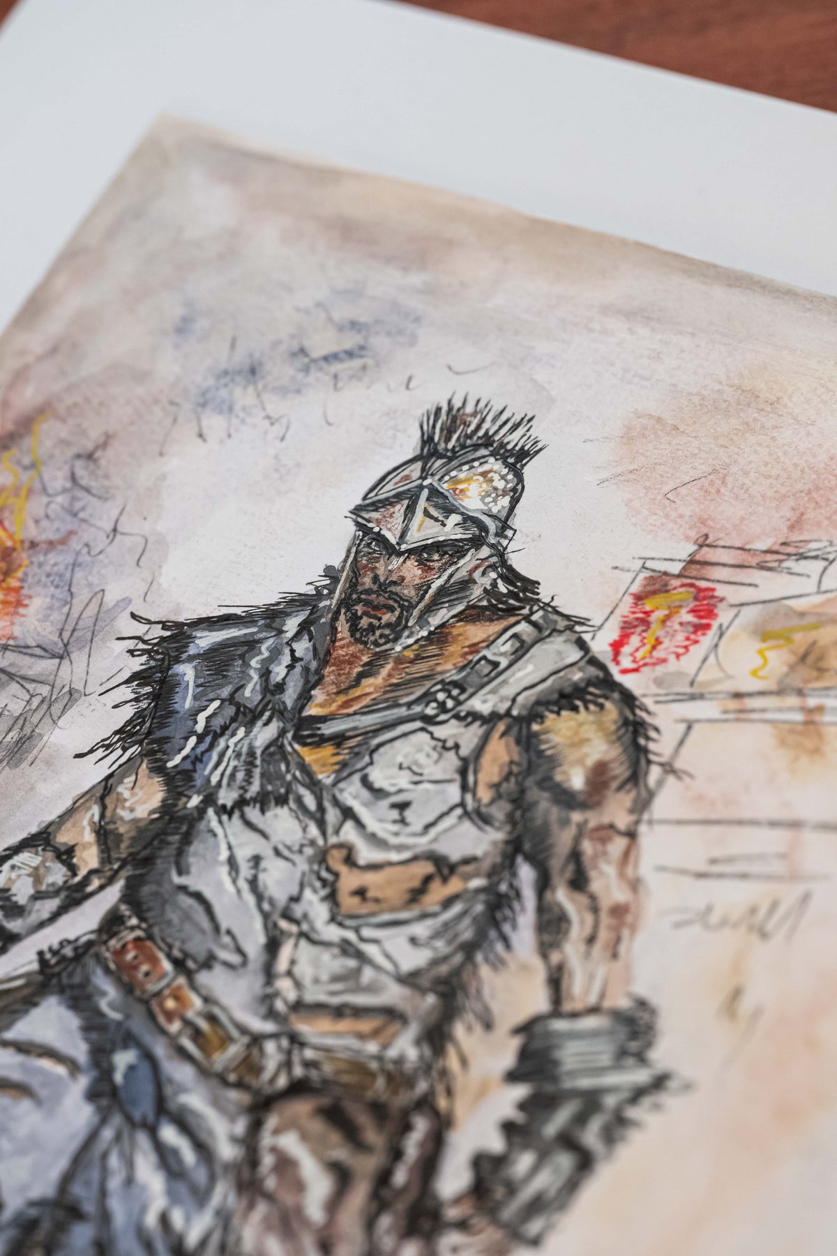 Friction Force (Ares)|DIN A4|Skizze - Josef Maier Art