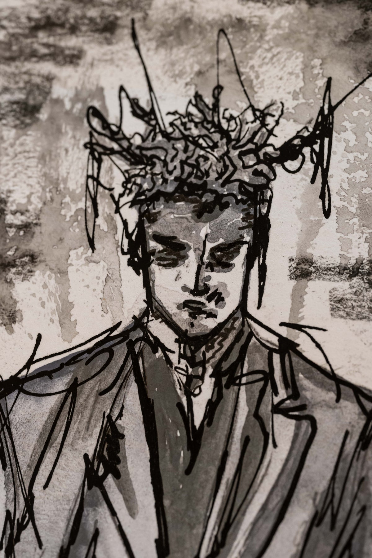 The Quiet Authority (Hades)|DIN A4|Skizze - Josef Maier Art