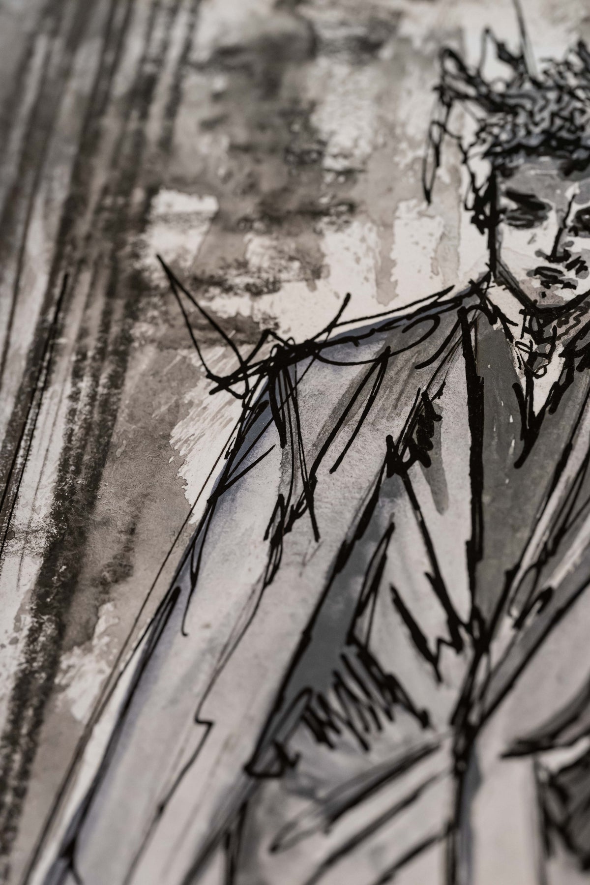 The Quiet Authority (Hades)|DIN A4|Skizze - Josef Maier Art