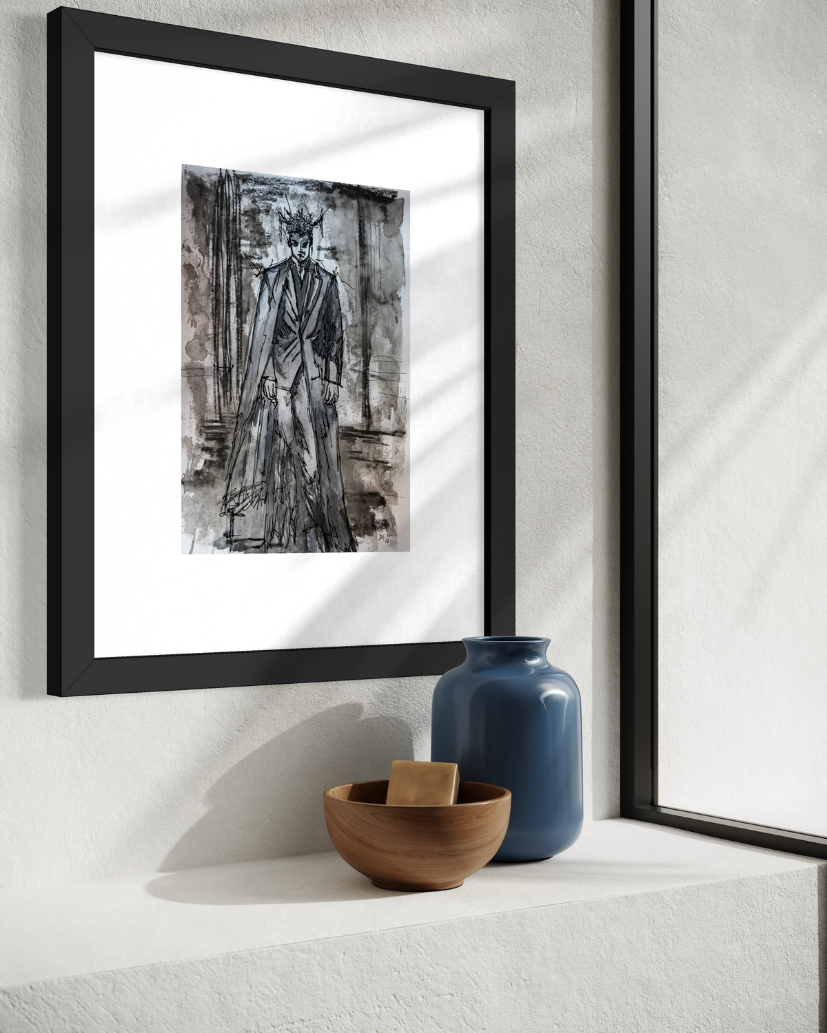 The Quiet Authority (Hades)|DIN A4|Skizze - Josef Maier Art
