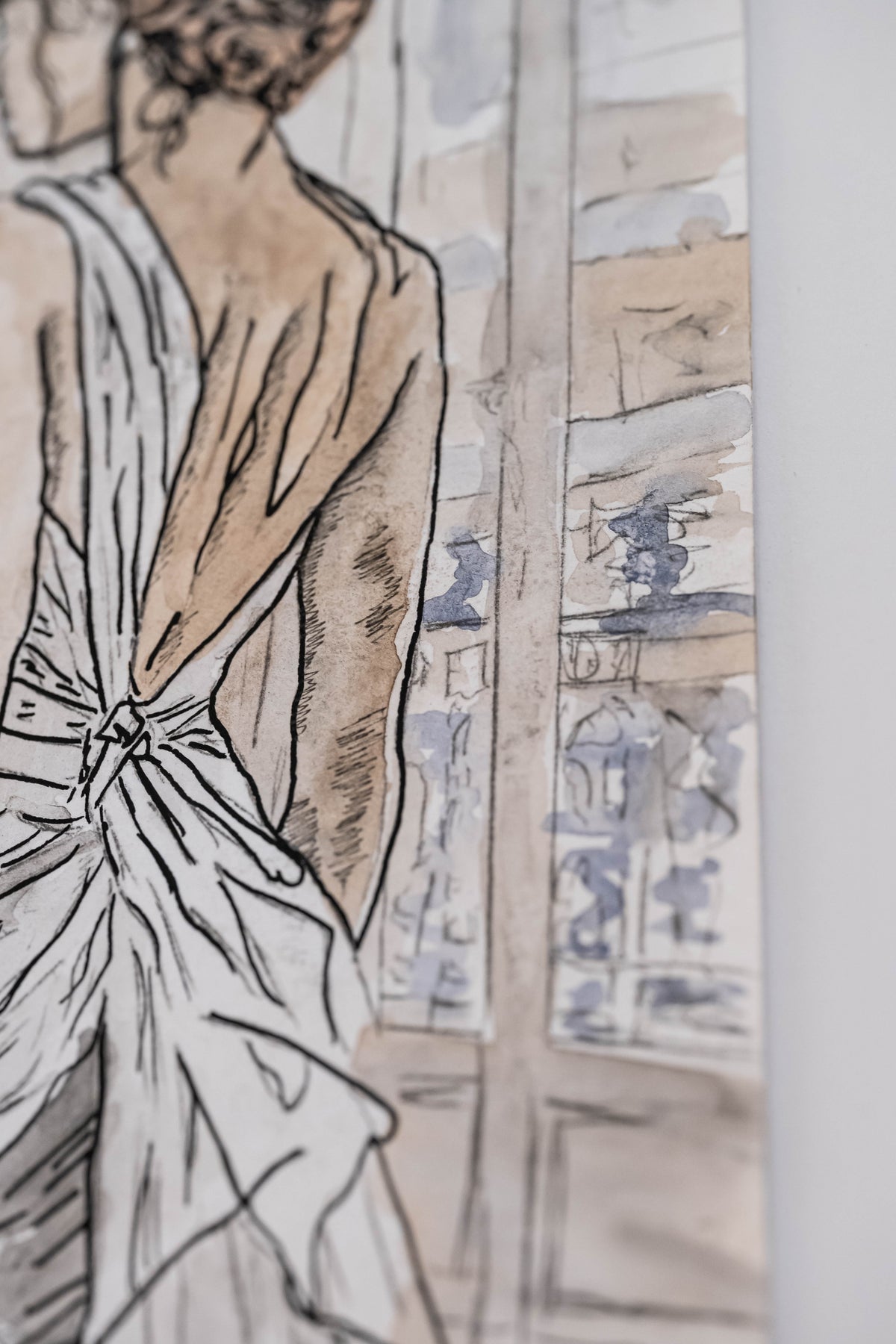 Engineered Desire (Aphrodite)|DIN A4|Skizze - Josef Maier Art