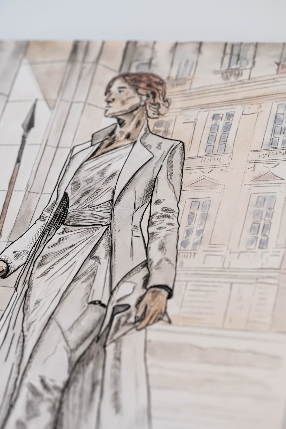 Silent Strategy (Athena)|DIN A4|Skizze - Josef Maier Art