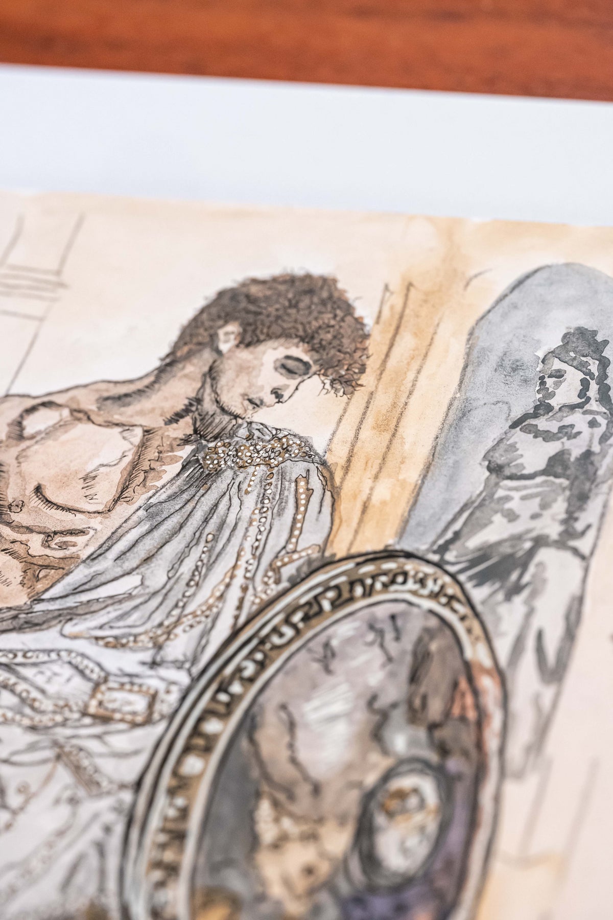 The Beautiful Weakness (Achilles)|DIN A4|Skizze - Josef Maier Art
