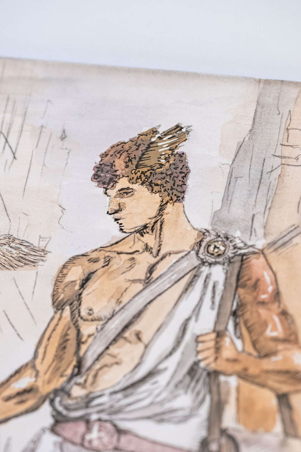 Velocity of Status (Hermes)|DIN A4|Skizze - Josef Maier Art