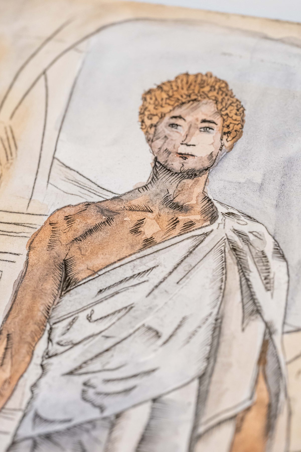 Form of Perfection (Apollo)|DIN A4|Skizze - Josef Maier Art