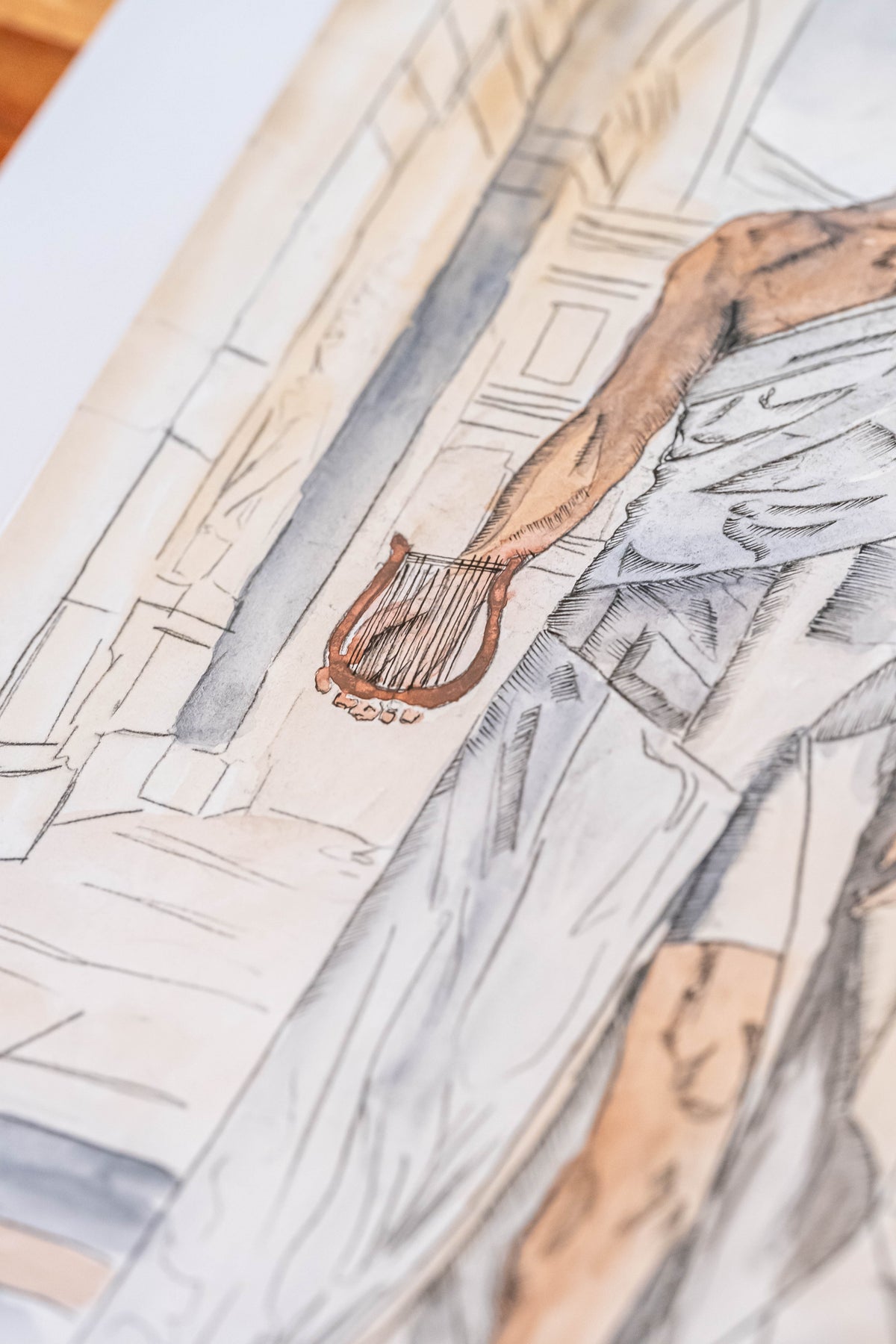 Form of Perfection (Apollo)|DIN A4|Skizze - Josef Maier Art