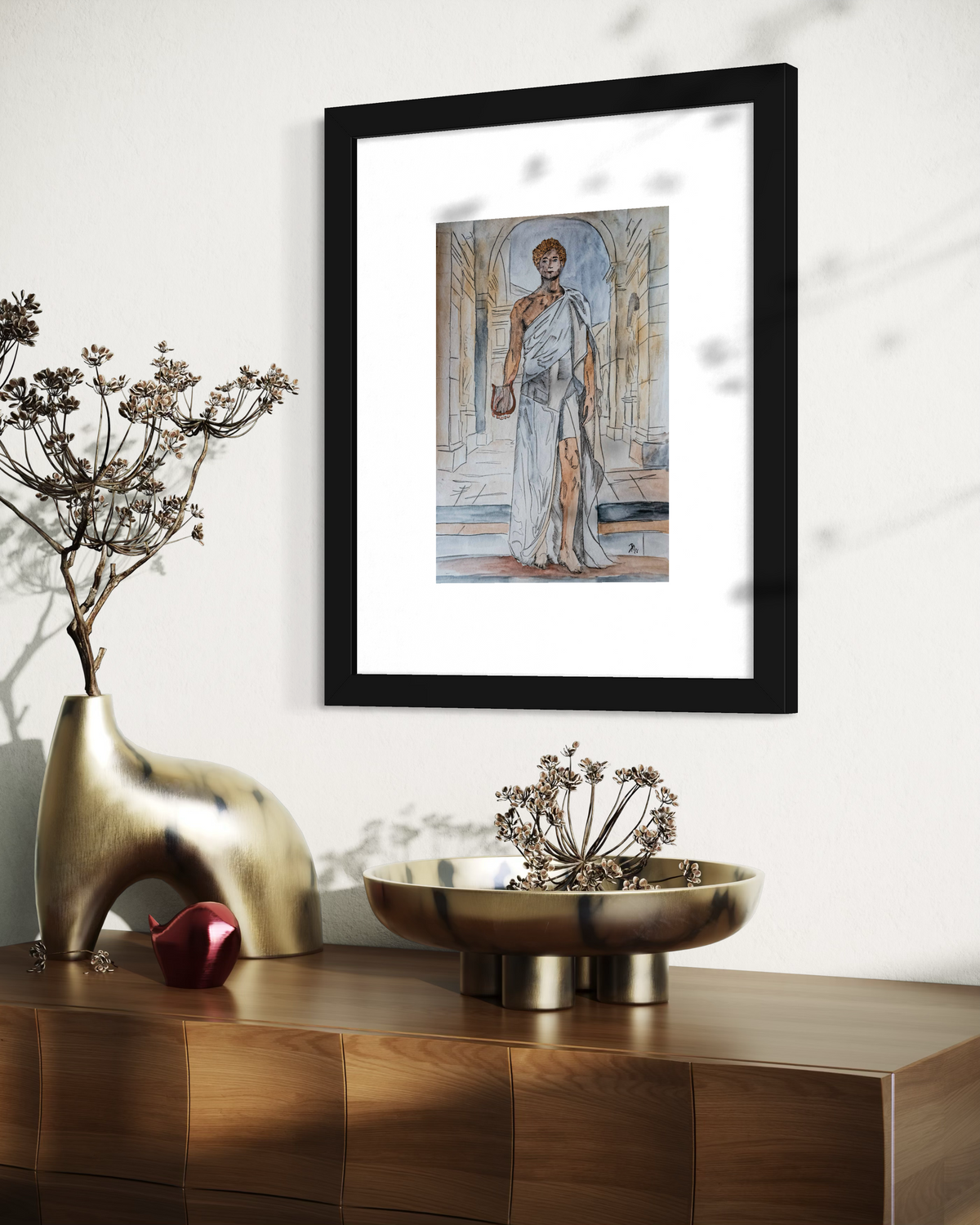 Form of Perfection (Apollo)|DIN A4|Skizze - Josef Maier Art