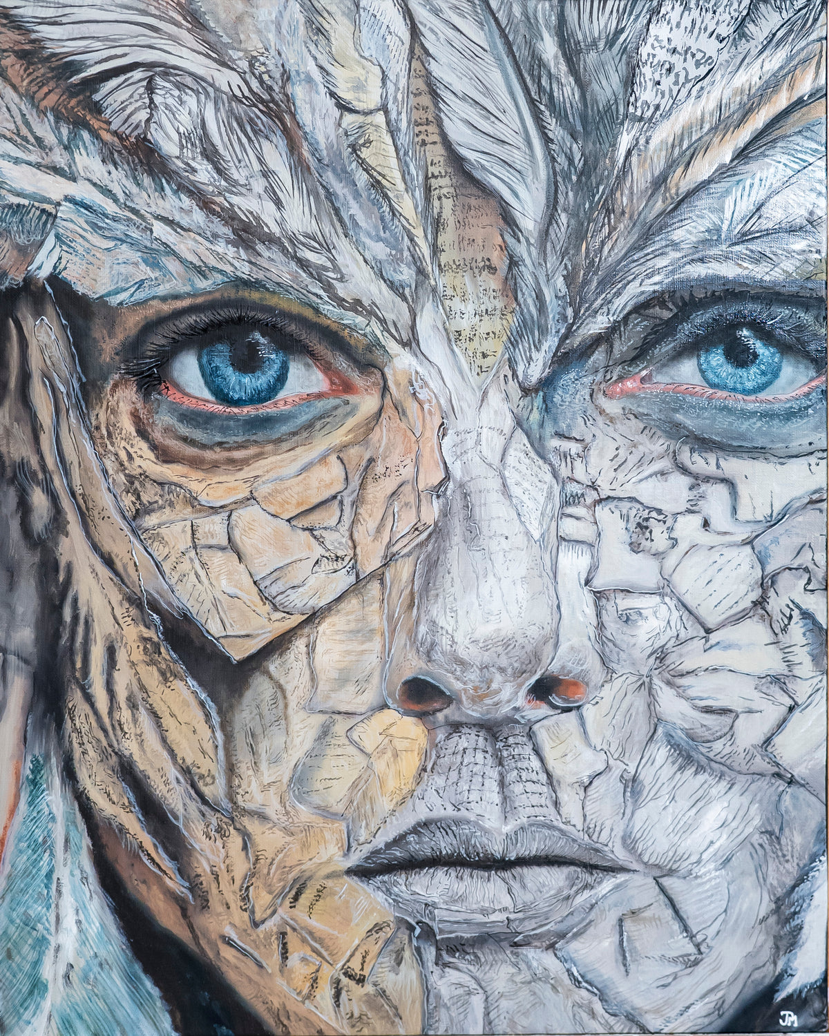 The Visionary Creator|50x40cm|Originalkunstwerk - Josef Maier Art