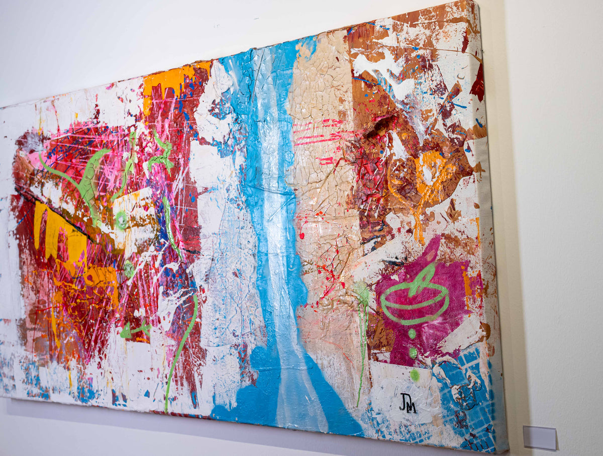 Temper Tantrum Chic|90x180cm|Originalkunstwerk - Josef Maier Art