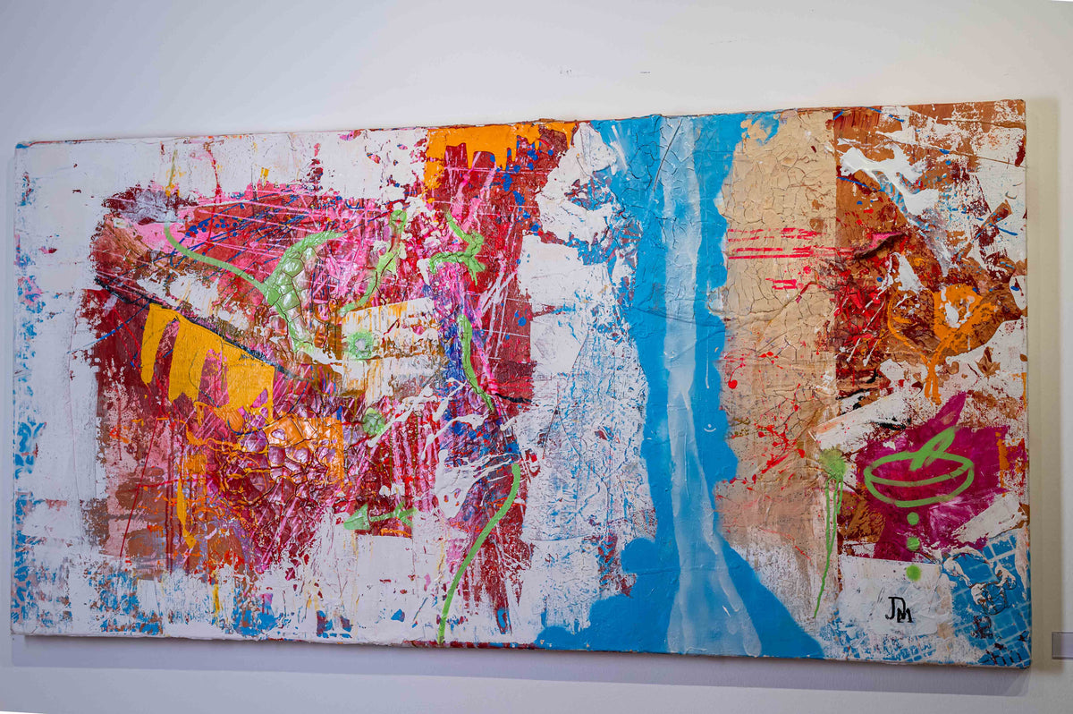 Temper Tantrum Chic|90x180cm|Originalkunstwerk - Josef Maier Art