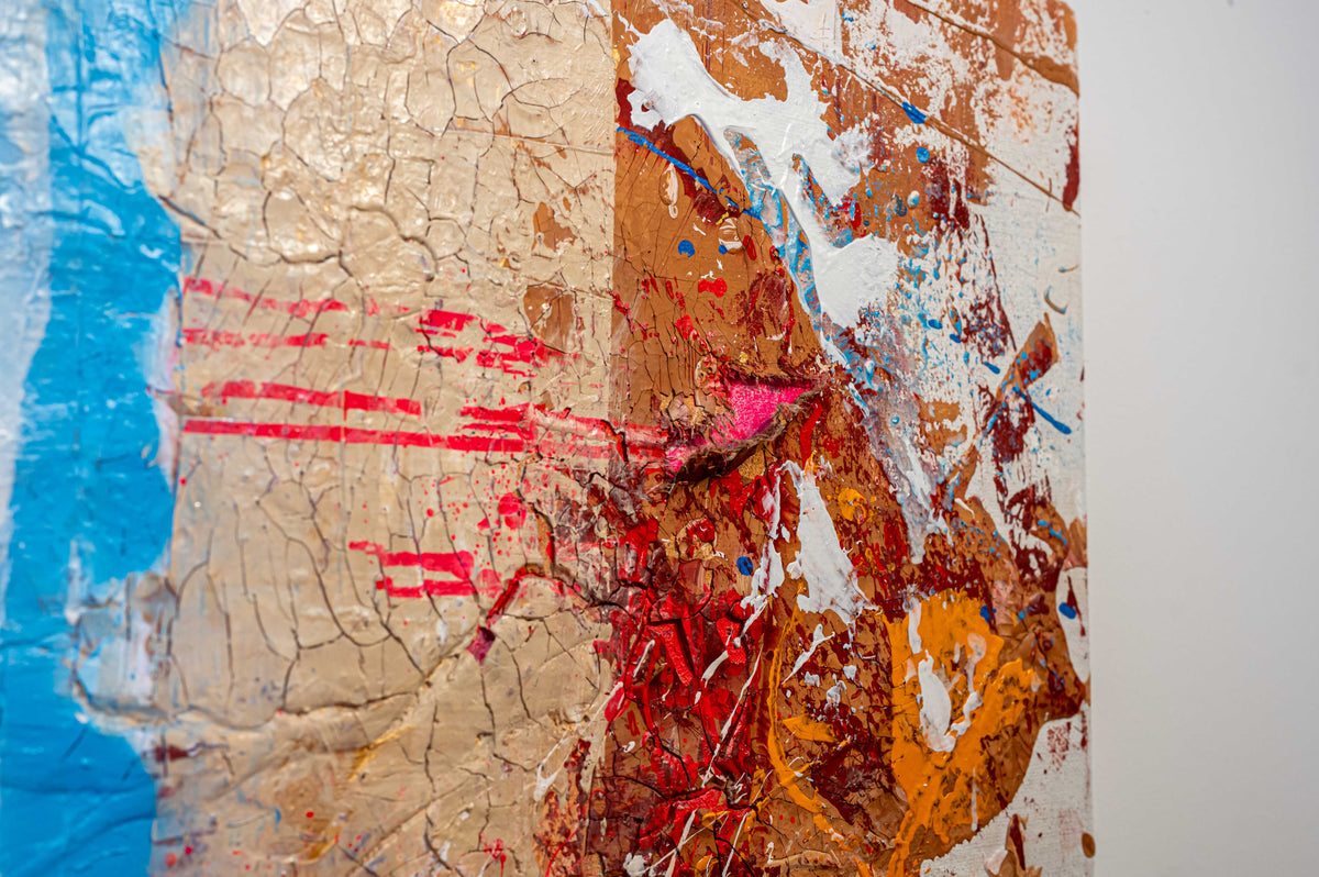 Temper Tantrum Chic|90x180cm|Originalkunstwerk - Josef Maier Art
