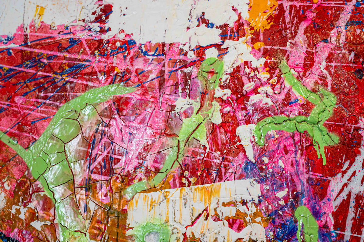 Temper Tantrum Chic|90x180cm|Originalkunstwerk - Josef Maier Art