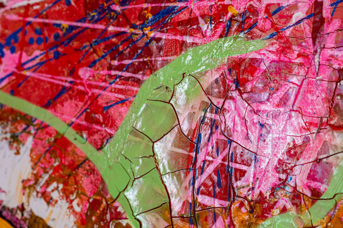 Temper Tantrum Chic|90x180cm|Originalkunstwerk - Josef Maier Art