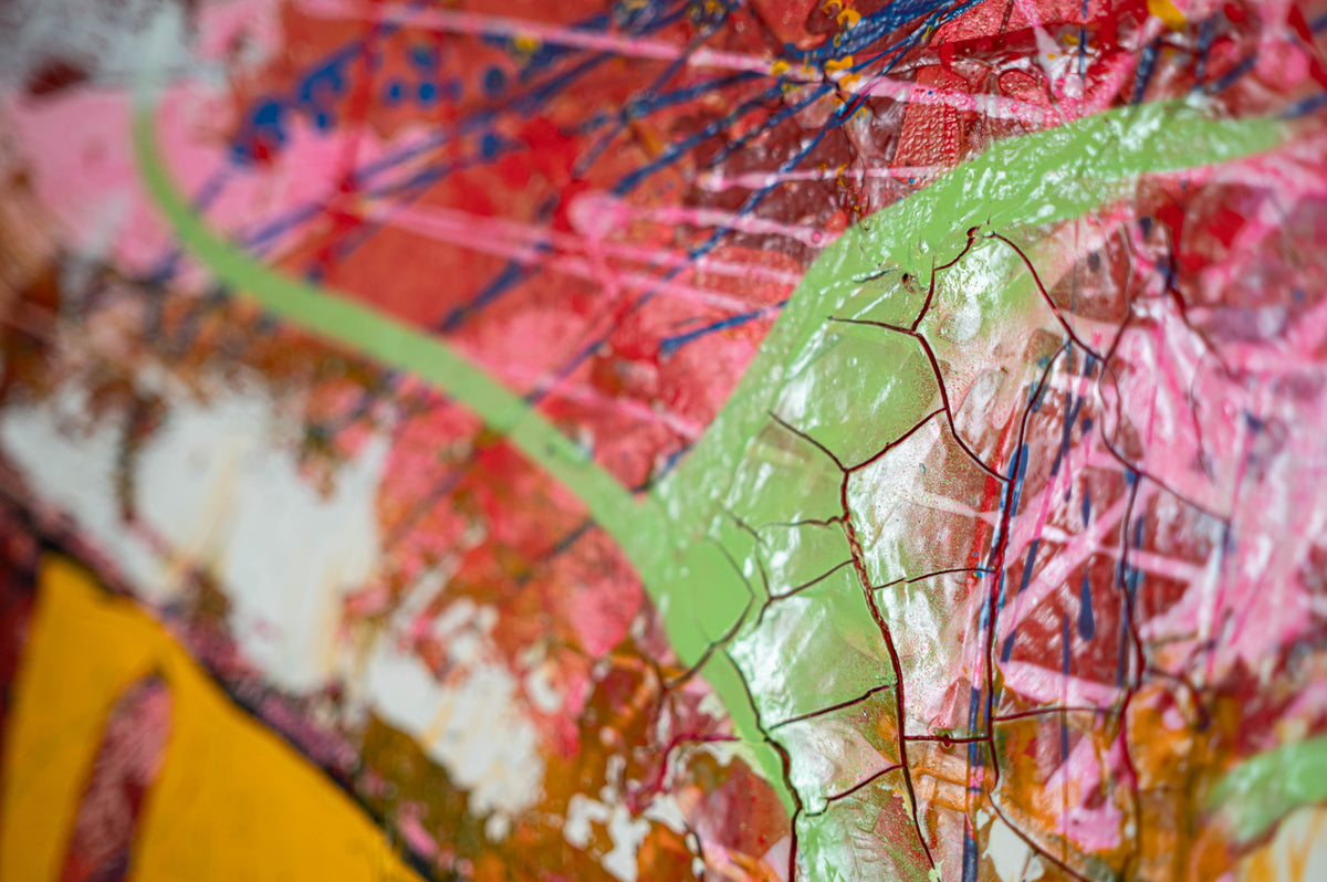 Temper Tantrum Chic|90x180cm|Originalkunstwerk - Josef Maier Art