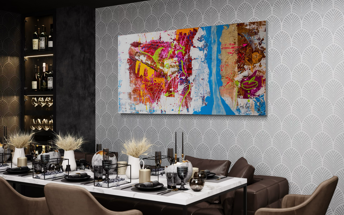 Temper Tantrum Chic|90x180cm|Originalkunstwerk - Josef Maier Art
