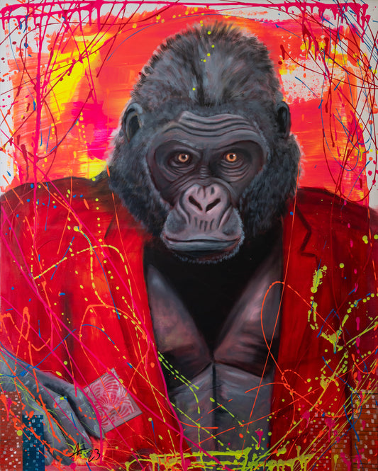 The Player|100x80cm|Originalkunstwerk - Josef Maier Art