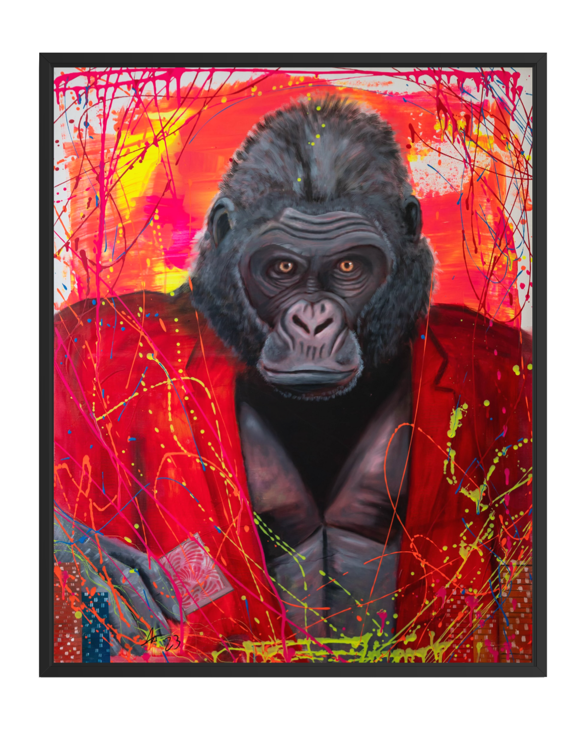 The Player|100x80cm|Originalkunstwerk - Josef Maier Art
