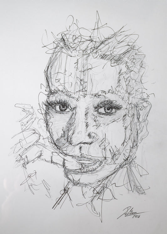 Mia 1|DIN A4|Skizze - Josef Maier Art