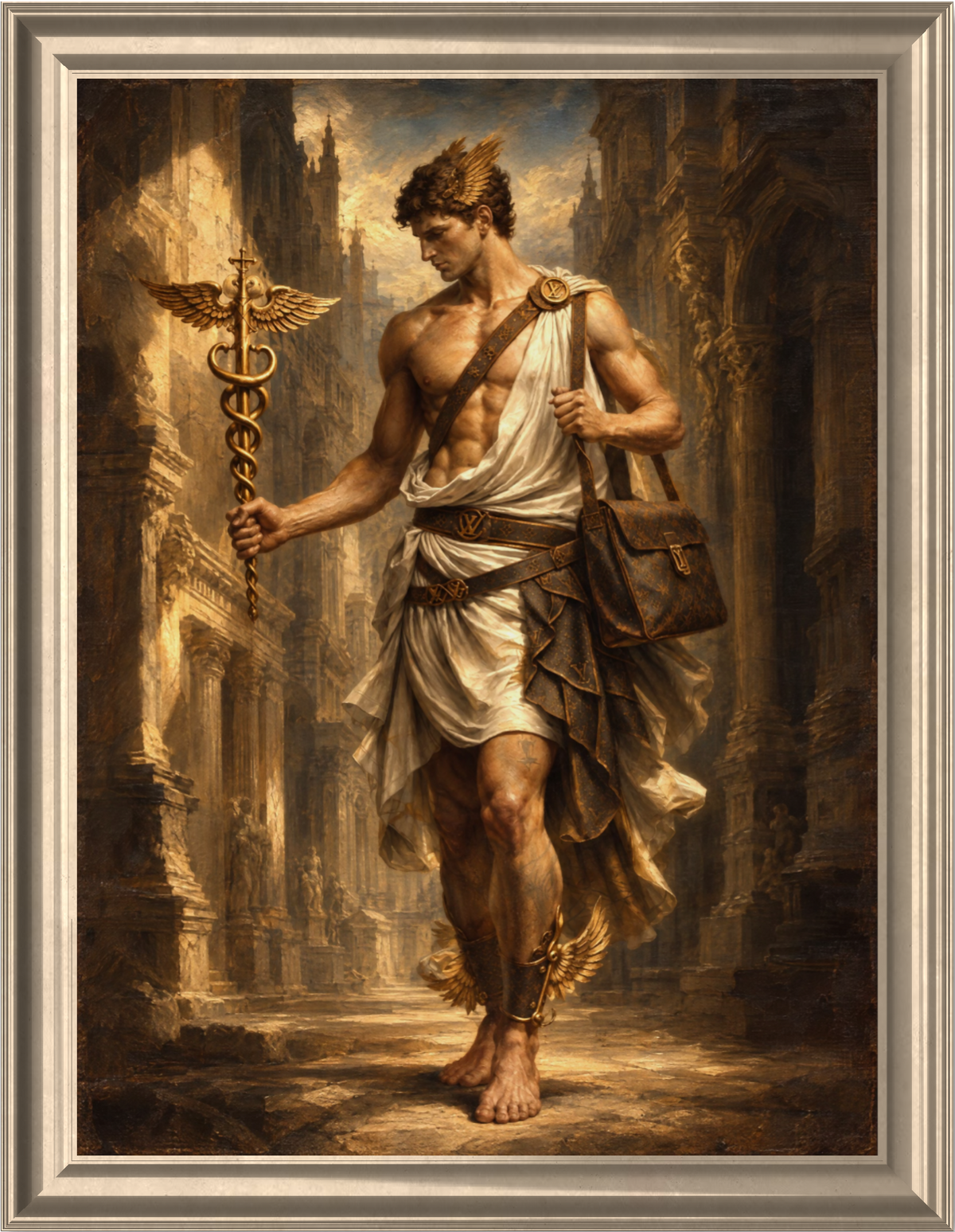 Velocity of Status (Hermes)|80x60cm|Öl auf Leinwand