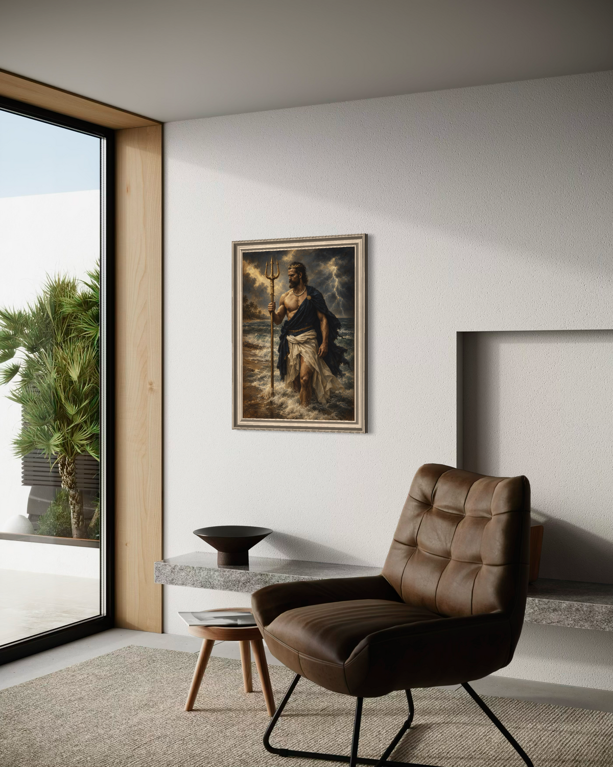 Surface Control (Poseidon)|80x60cm|Öl auf Leinwand