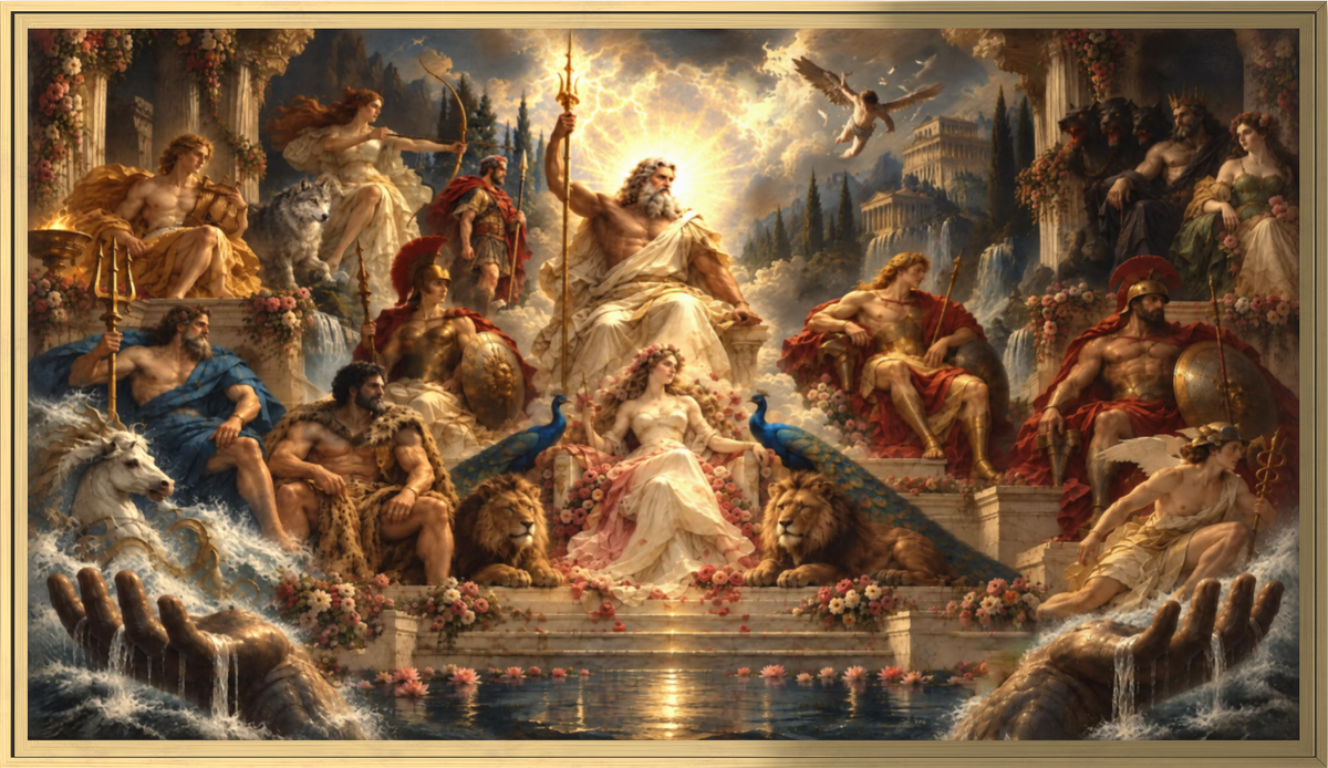 Pantheon(Zeus)|180x320cm|Oil on canvas