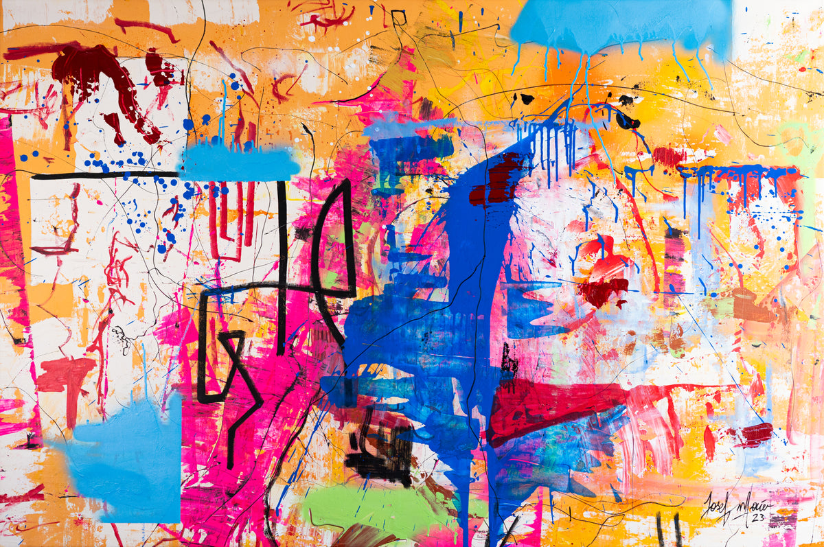 The moment you realize|100x150cm|Originalkunstwerk - Josef Maier Art