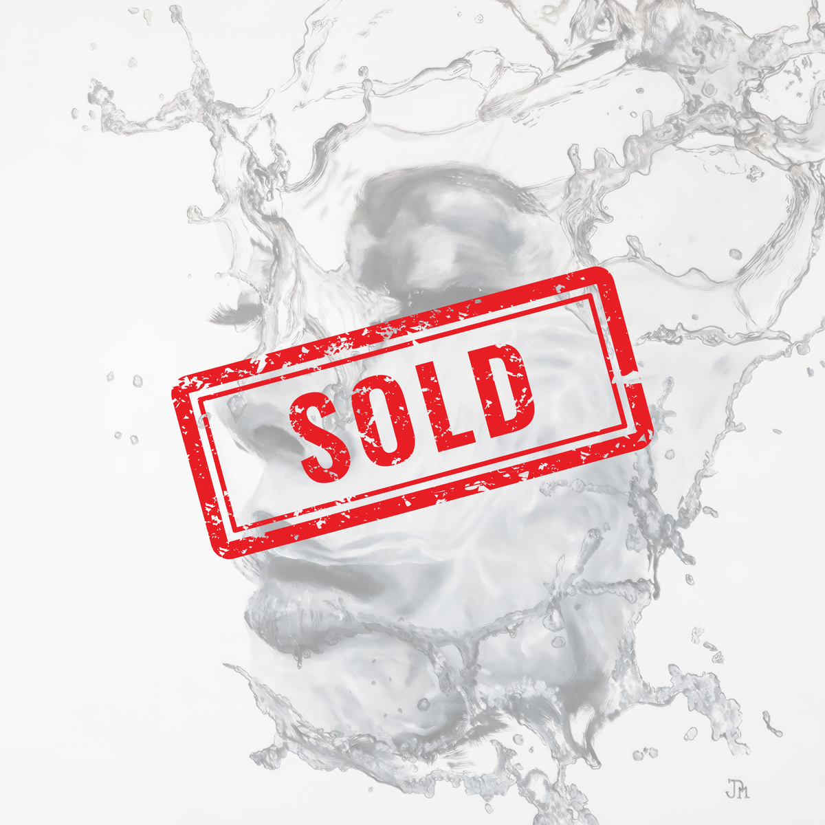 You Know How To Swim|100x100cm|Originalkunstwerk - Josef Maier Art