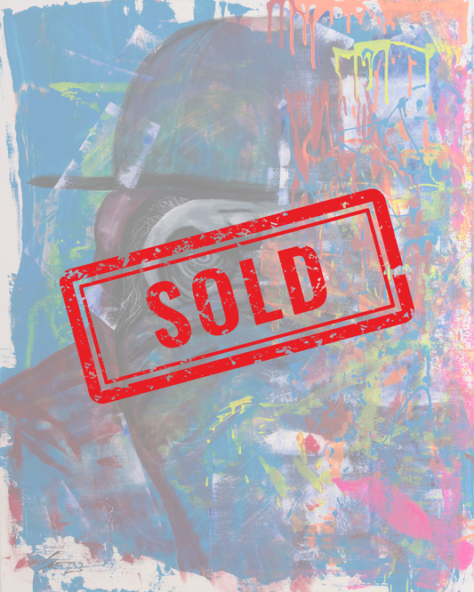 The Gangster|100x80cm|Originalkunstwerk - Josef Maier Art