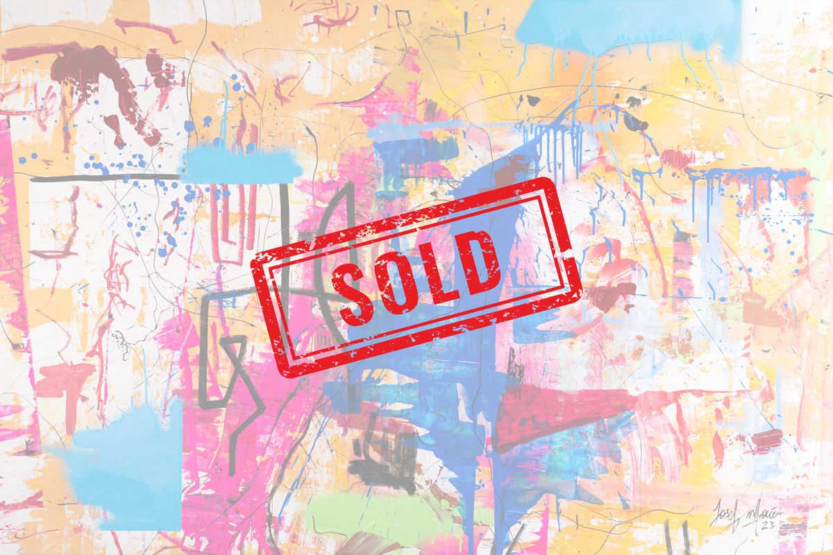 The moment you realize|100x150cm|Originalkunstwerk - Josef Maier Art