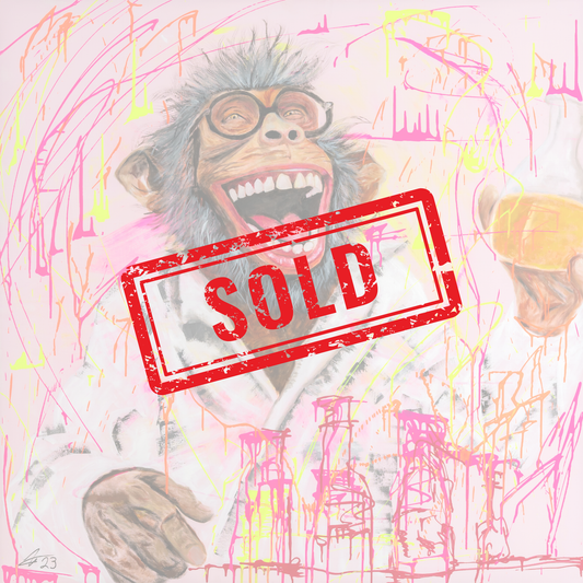 The Expert|120x120cm|Originalkunstwerk - Josef Maier Art