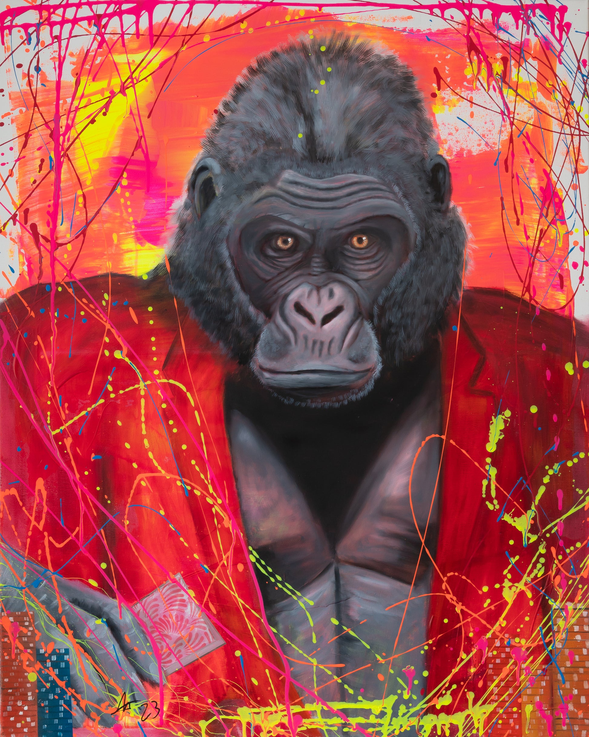Der Player ♠️ - 100x80cm - Josef Maier Art