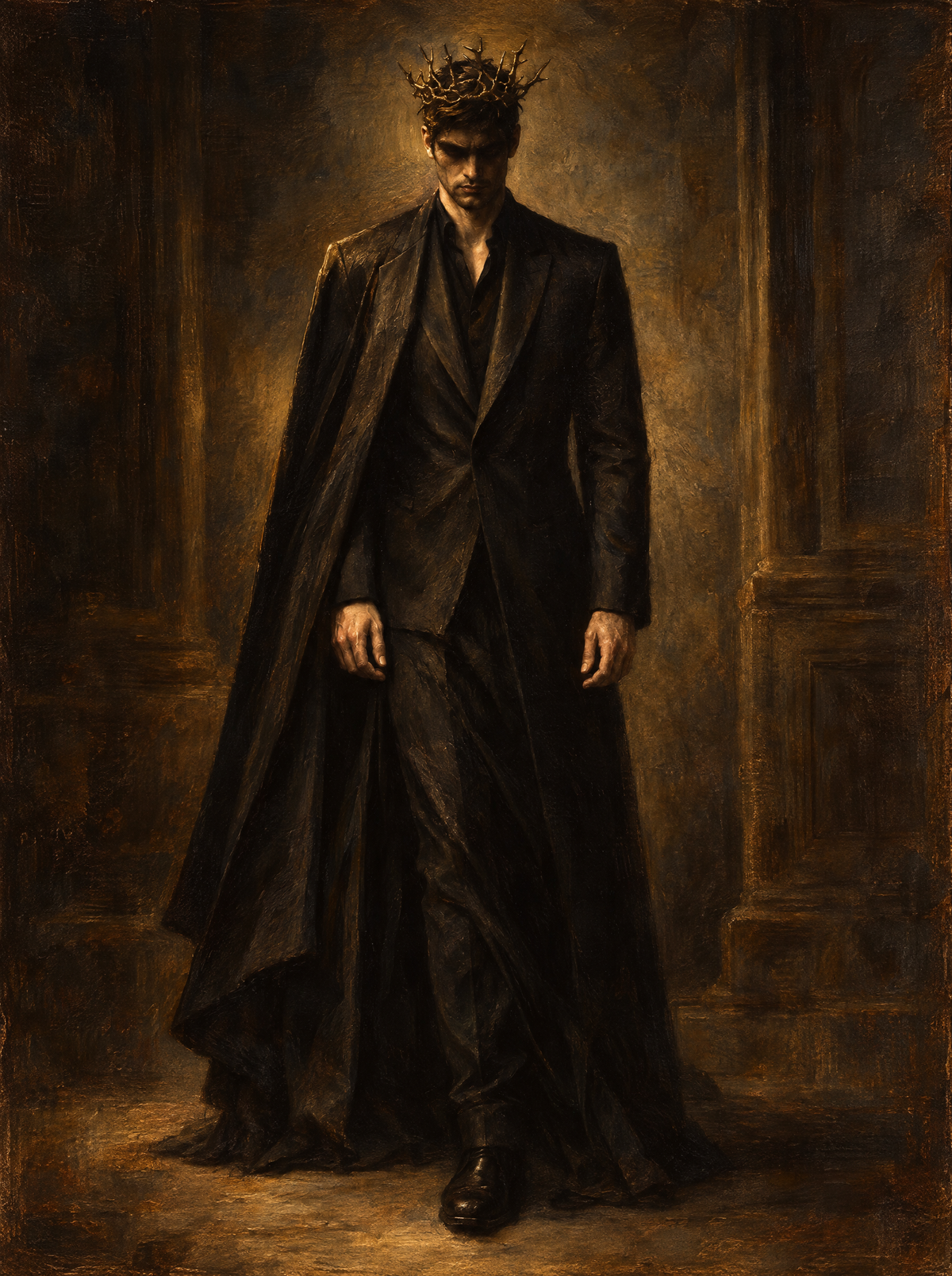 The Quiet Authority (Hades)|80x60cm|Öl auf Leinwand