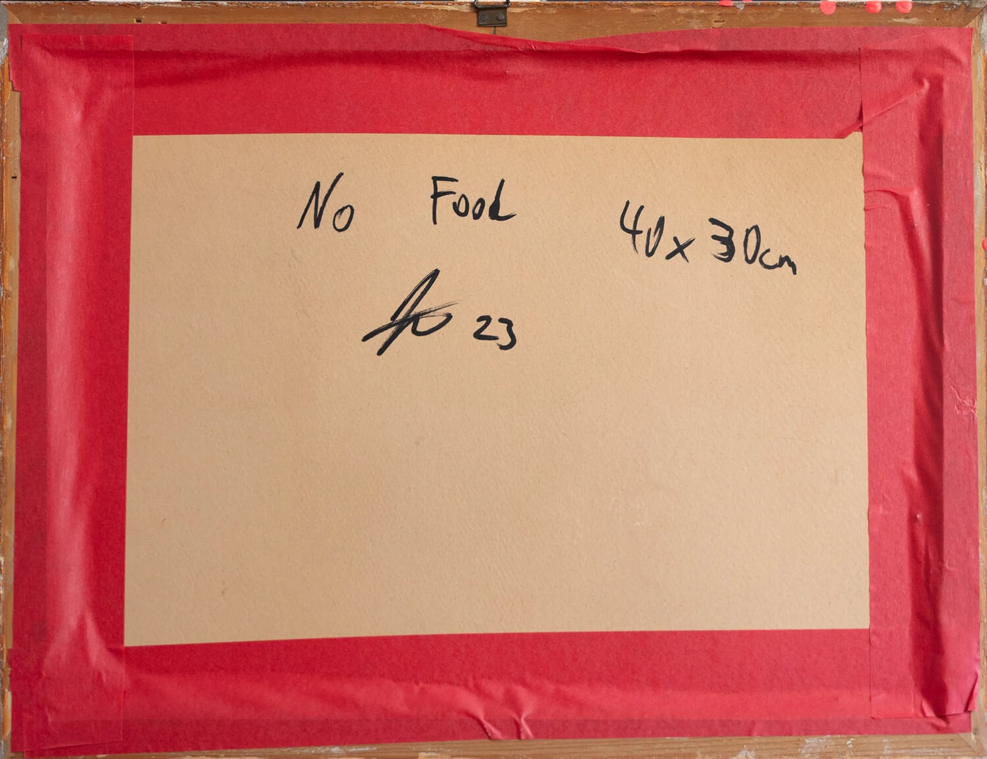 No Food - 30x40cm - Josef Maier Art
